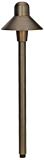 Best Quality Lighting LV24AB Finished Outdoor Path Light with Metal Shade, Bronze