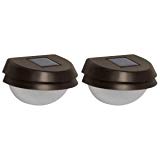 2 Pack Solar Fence Lamp For Sale