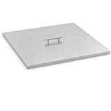 Lakeview Outdoor Designs 27-inch Stainless Steel Burner Lid – Fits 24-inch Square Fire Pit Pan For Sale Lakeview Outdoor Designs 27-inch Stainless Steel Burner Lid – Fits 24-inch Square Fire Pit Pan For Sale