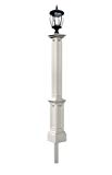 Cheap Mayne Signature Series White Yard Aluminum Outdoor Light Post & Fixture