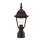 Hampton Bay 1-Light Black Outdoor Lamp Review
