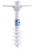 Cheap Ohuhu Beach Umbrella Sand Anchor Stand Holder with 5-Tier Screw, One Size Fits All Safe for Strong Wind (1 Pack)