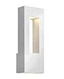 Cheap Hinkley 1648SW, Atlantis Cast Aluminum Outdoor Wall Sconce Lighting, 40 Watts Halogen, Satin White