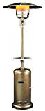 SUNHEAT International (SUNH0) Classic Umbrella Design Portable Propane Patio Heater, Golden Hammered Review