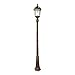 Gama Sonic GS-98B-S Royal Bulb Solar Lamp Post, Large, Weathered Bronze