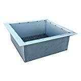 Higley Welding 36″ Square Stainless Steel Metal Fire Pit Liner-Insert