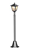 Cheap 42inches Mini Street Vintage Lamp Post Solar Lamp Garden Outdoor Light Lawn – Adjustable (Clear)