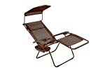 Bliss Hammocks Gravity Recliner W/Covered Bungee, Brown Jacquard For Sale