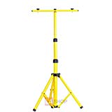 Adjustable Flood Light Fixture Tripod Stand with T Bar For Sale