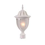 Acclaim 5067TW/FR Suffolk Collection 1-Light Post Mount Outdoor Light Fixture, Textured White Acclaim 5067TW/FR Suffolk Collection 1-Light Post Mount Outdoor Light Fixture, Textured White