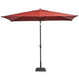 10 ft. x 6 ft. Aluminum Patio Umbrella in Dragon Fruit 10 ft. x 6 ft. Aluminum Patio Umbrella in Dragon Fruit