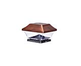 Cheap EZSolar QTP7-R2-AC-4 Solar Powered Led Antique Copper Post Cap Light (4-Pack),