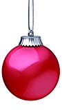 Xodus Innovations WP580 Battery Powered Hanging Decorative Outdoor LED Pulsing 5″ Globe Light with Sensor Turns-On at Dark, Red