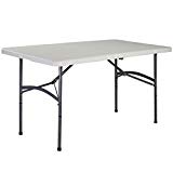 Giantex 5′ Folding Table Portable Plastic Indoor Outdoor Picnic Party Dining Camp Tables For Sale