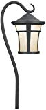 Textured Black LED Carriage Landscape Light with Hook Textured Black LED Carriage Landscape Light with Hook