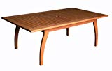 International Caravan TT-RE-032-IC Furniture Piece Royal Tahiti Outdoor Rectangular Coffee Table Review