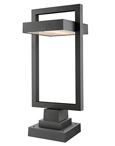 1-Light Outdoor Aluminum Pier Mounted Fixture