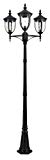 Bellagio 96″ High Black Outdoor 3-Light Street Lantern Review Bellagio 96″ High Black Outdoor 3-Light Street Lantern Review