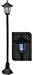 ProGarden Solar Powered Garden Lamp Driveway Light Outdoor Pathway Led Lantern Post