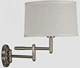Cheap Kenroy Home Theta Wall Swing Arm Lamp – 19W in. Brushed