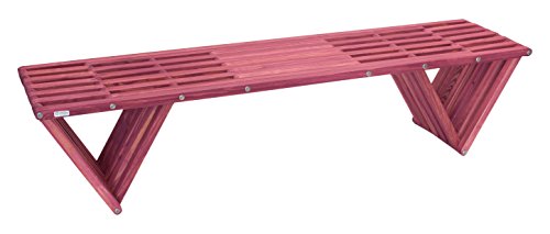 GloDea XQBC70YPGB Outdoor Bench, Gooseberry