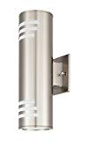 Outdoor Wall Light Waterproof Wall Lamp Fixture,Outdoor Wall Sconce 2 Lights Wall Mount Light,Stainless Steel 304 with Toughened Glass UL Listed Suitable for Garden & Patio Lights Tengxin Review