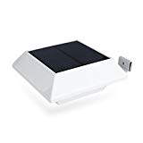 Solar Powered Gutter Lights Outdoor(1-pack), 6 LED Waterproof Wireless Durable Fence Driveway Garden Patio Path Decking Light Improve Security Made For Quality Outdoor Life Review