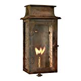 Cheap Elk 7941-WP Maryville Outdoor Wall Sconce with Natural Gas Flame, Aged Copper