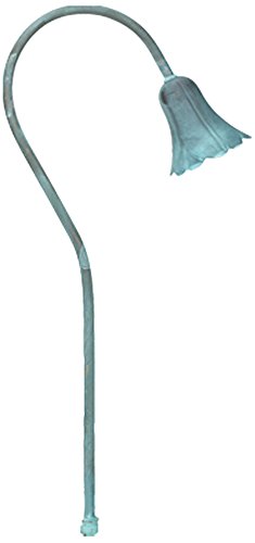 Best Quality Lighting LV25VRD Finished Outdoor Path Light with Metal Shade, Green Verde