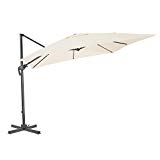 Cheap Cloud Mounatin 10 x 10 Ft Patio Umbrella Offset Outdoor Umbrella, 8 Ribs 100% Polyester Cross Base Cantilever Hanging Umbrella, 360 Degree Rotation (Mike White) Cheap Cloud Mounatin 10 x 10 Ft Patio Umbrella Offset Outdoor Umbrella, 8 Ribs 100% Polyester Cross Base Cantilever Hanging Umbrella, 360 Degree Rotation (Mike White)