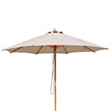 Cheap Island Umbrella NU5426ST Tranquility Patio Market, Stone