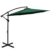 Cheap ABCCANOPY 10 FT Hanging Umbrella Cantilever Umbrella Offset Patio Umbrella Outdoor Market Umbrella Easy Open Lift 360 Degree Rotation (Forest Green-2) Cheap ABCCANOPY 10 FT Hanging Umbrella Cantilever Umbrella Offset Patio Umbrella Outdoor Market Umbrella Easy Open Lift 360 Degree Rotation (Forest Green-2)