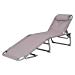 Goplus Adjustable Chaise Lounge Chair Recliner w/Sunbathing Tanning Face Down Hole for Beach Outdoor Pool Patio Deck (w/Pillow)