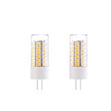 Makergroup G4 LED Bulb Daylight White 6000K T3 JC Type 12VAC/DC 3.5Watt (20-35W G4 Halogen Replacement)- Fit for Landscape Path Light, Step Light, Ceiling Fan Crystal Under Cabinet 2-Pack