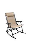 CORAL CASTLE Large Bungee Rocking Chair (tan) For Sale