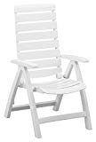 Cheap Kettler Rimini High Back Chair, White, Resin