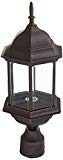 Trans Globe Lighting 4352 RT Outdoor Josephine 23″ Postmount Lantern, Rust
