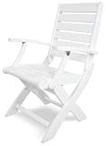 POLYWOOD 1900-WH Signature Folding Chair, White For Sale