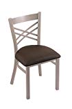 Holland Bar Stool 620 Catalina 18″ Chair with Anodized Nickel Frame Finish and Your Choice of Wood or Upholstered Seat, Rein Coffee Holland Bar Stool 620 Catalina 18″ Chair with Anodized Nickel Frame Finish and Your Choice of Wood or Upholstered Seat, Rein Coffee