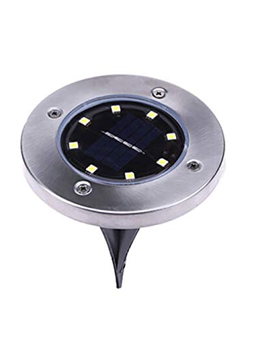 Solar Underground Light,FTXJ 8LED Power Buried Light Under Ground Lamp Waterproof Outdoor Path Way Garden Decking (Warm White) Solar Underground Light,FTXJ 8LED Power Buried Light Under Ground Lamp Waterproof Outdoor Path Way Garden Decking (Warm White)