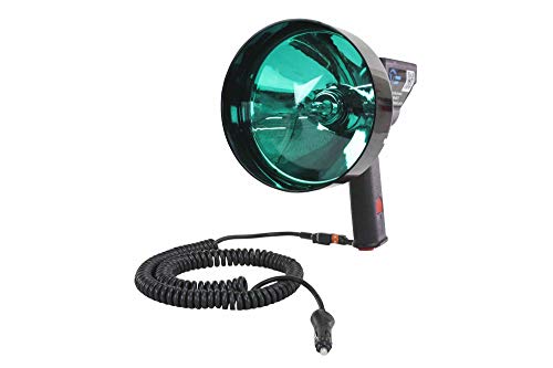 15 Million Candlepower Handheld Spotlight - Green Hunting Lens- Spot/Flood Combo - 5