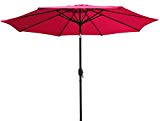 Cheap VMI 9 Ft Aluminum Umbrella, Red