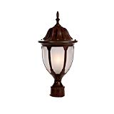 Cheap Acclaim 5067BW/FR Suffolk Collection 1-Light Post Mount Outdoor Light Fixture, Burled Walnut