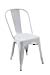 ATC Manhattan Powder-Coated Steel Side Chair, White (Pack of 4)