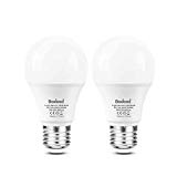Dusk to Dawn A19 LED Light Bulb,Automatic On/Off, Built-in Light Sensor, 9-Watt (60-Watt Equivalent), 600-Lumen, 3000-Kelvin Warm White, E26 Base for Indoor Outdoor Security Lighting 2-Pack by Boxlood