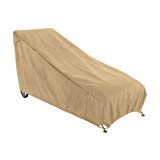 Cheap Classic Accessories Terrazzo Outdoor Chaise Lounge Cover, Medium