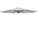 Cheap Umbrella Cover Canopy 10ft 8 Rib Patio Replacement Top Outdoor-Ecru