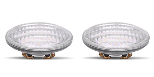 PAR36 LED 12 Watt Light Bulb Outdoor Garden Landscape Lighting Low Voltage 12V AC DC AR111 G53 Underwater Industrial Waterproof IP65 Lamp 6000k Pure White 12 Volt Swimming Pool Deck Lights Value 2Pack Review