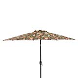 Pillow Perfect Coventry Brown 9-foot Patio Market Umbrella For Sale