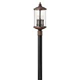 Hinkley 1751VZ, Barrington Cast Aluminum Outdoor Post Lighting, 240 Total Watts, Bronze For Sale